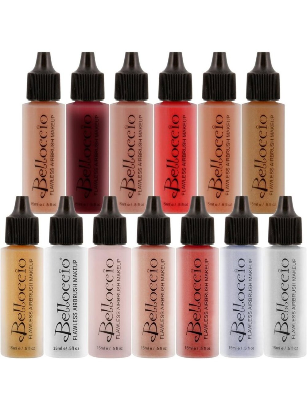 13-Piece Blush, Bronzer & Shimmer Makeup Set - Versatile Color Shades for All